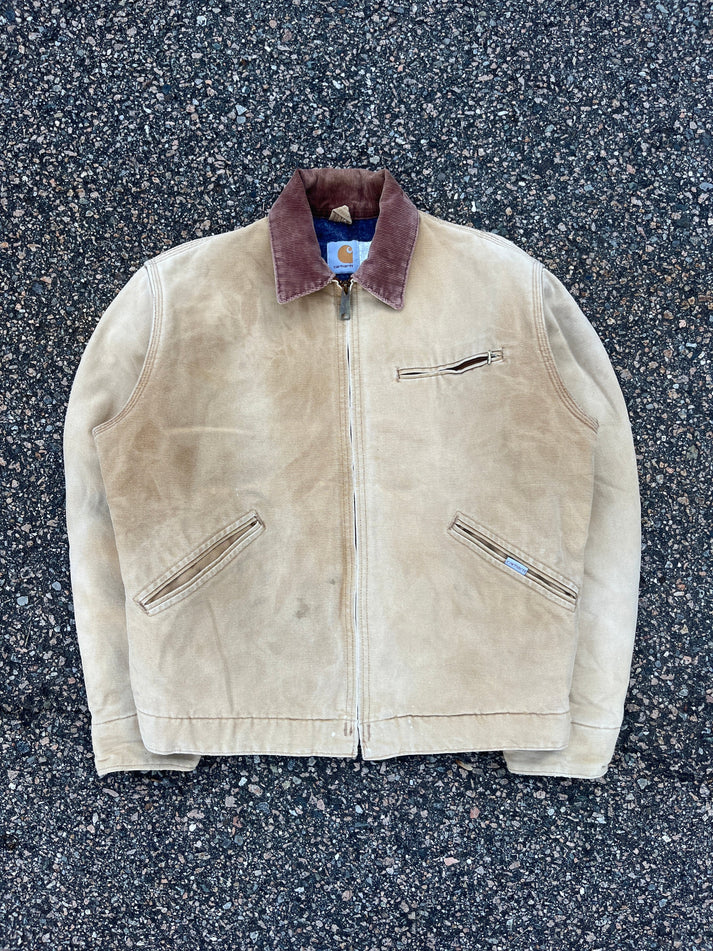 Faded Brown Carhartt Detroit Jacket Fits S M