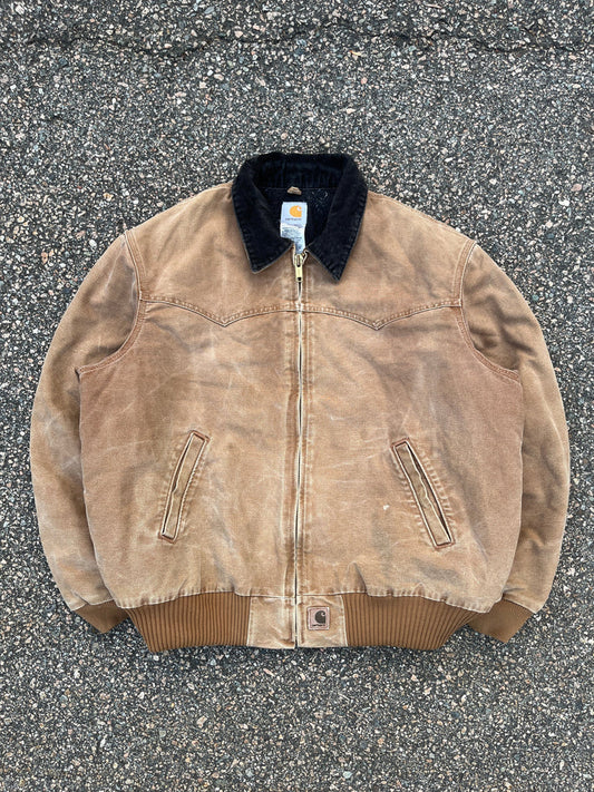 Faded Brown Carhartt Santa Fe Jacket 2Xl