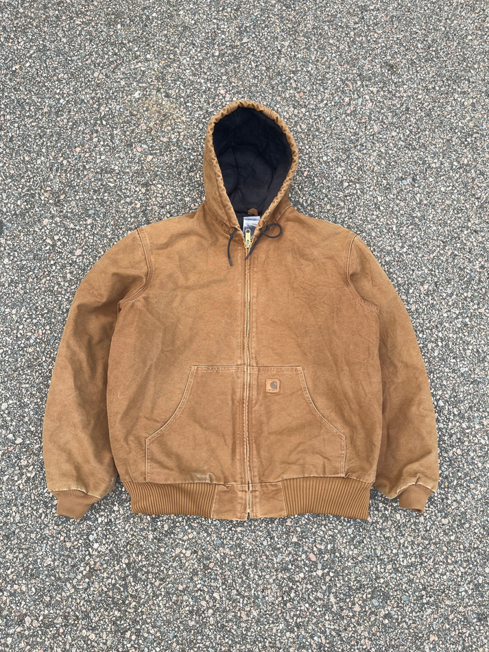 Faded Brown Carhartt Jacket Large