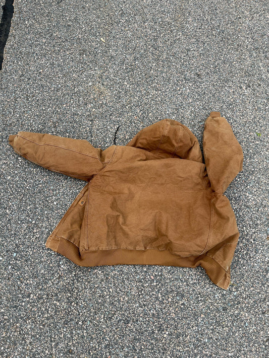 Faded Brown Carhartt Jacket Large