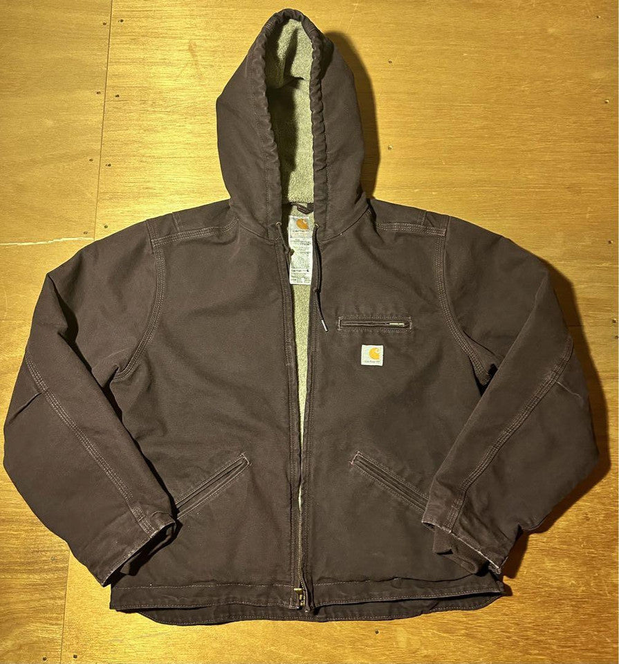 Carhartt Usa Active Jacket Rare Detroit Santa Fe Size L