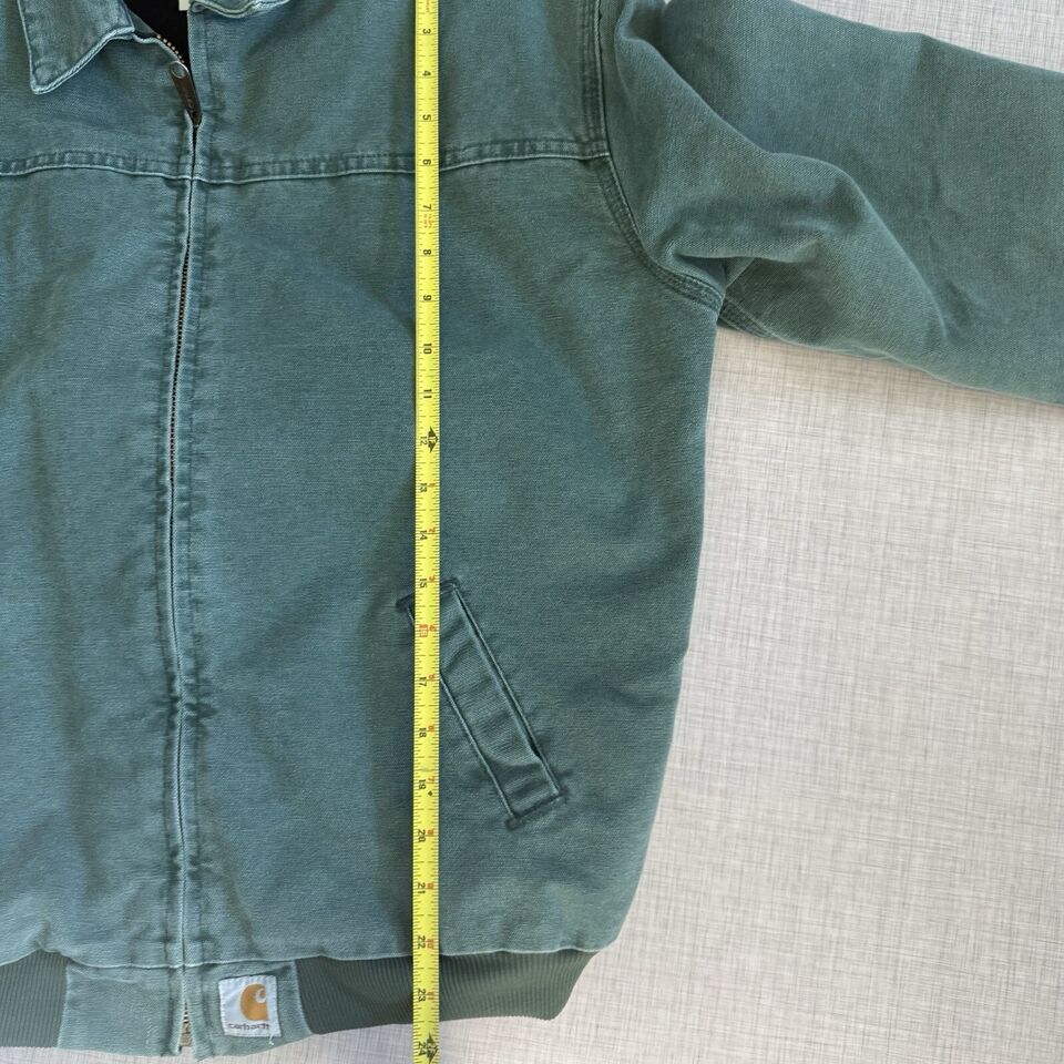 Small Rare Vintage Carhartt Santa Fe Jacket Teal Green Size S