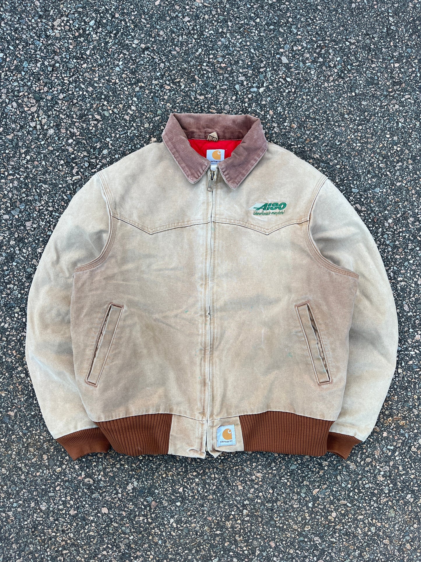 Faded Brown Carhartt Santa Fe Jacket Fits M