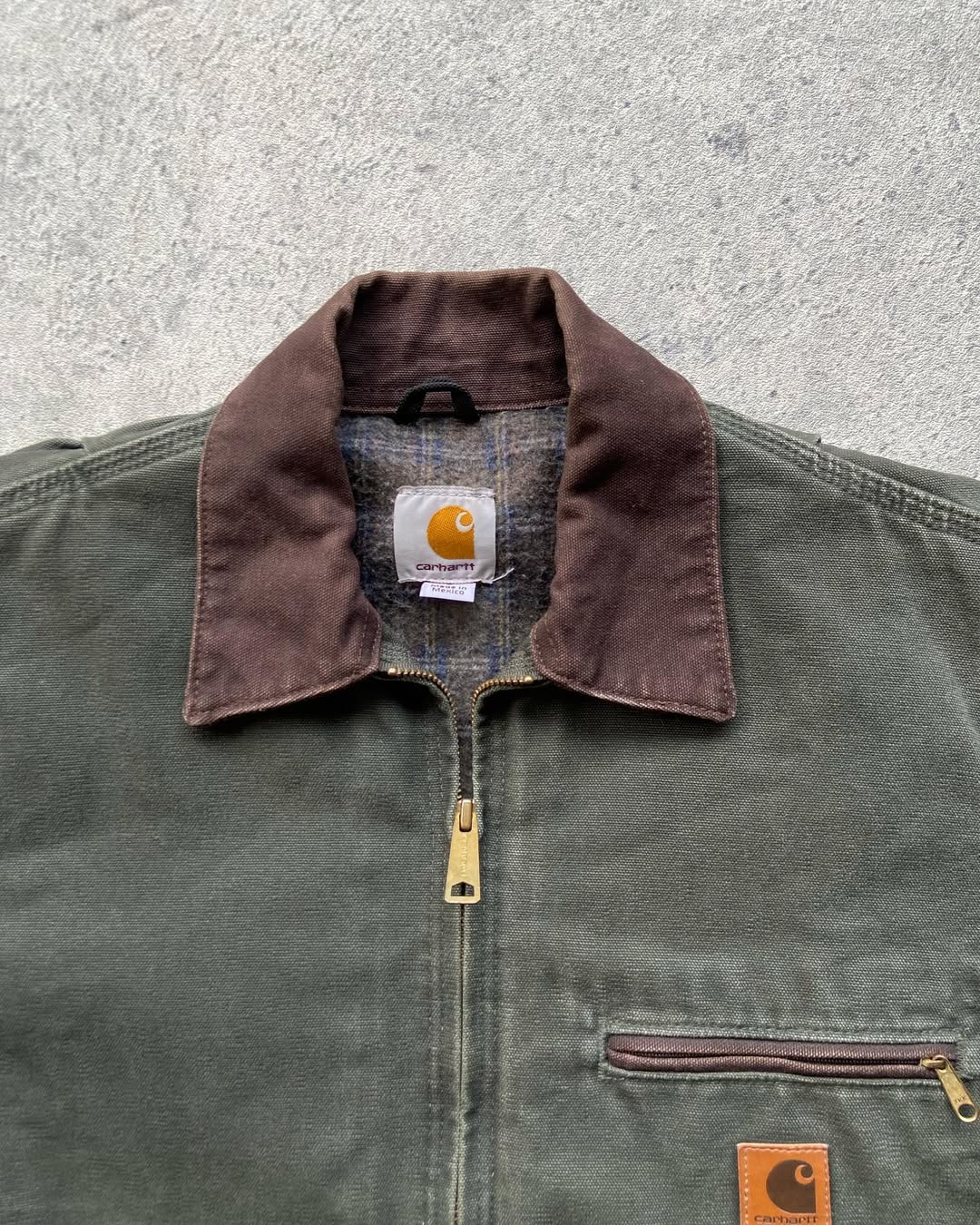 Carhartt Detroit Jacket J97 Mos Mos Green Colour