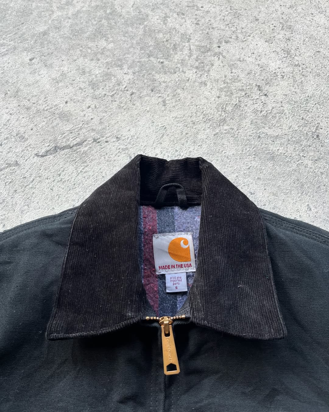 Carhartt Detroit Jacket J001 Blk Black Colour