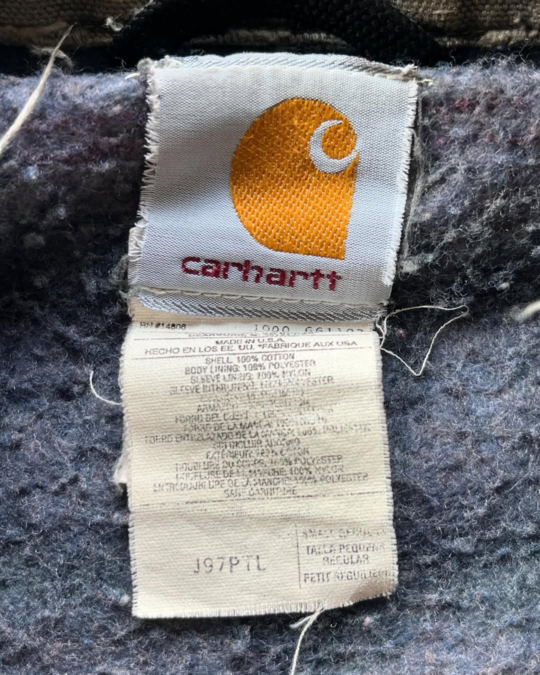 Petrol Vintage Carhartt Detroit Jacket