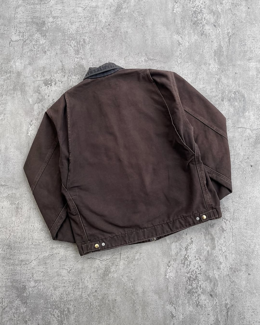 Faded Dark Brown Vintage Carhartt Detroit Jacket J97 Dkb