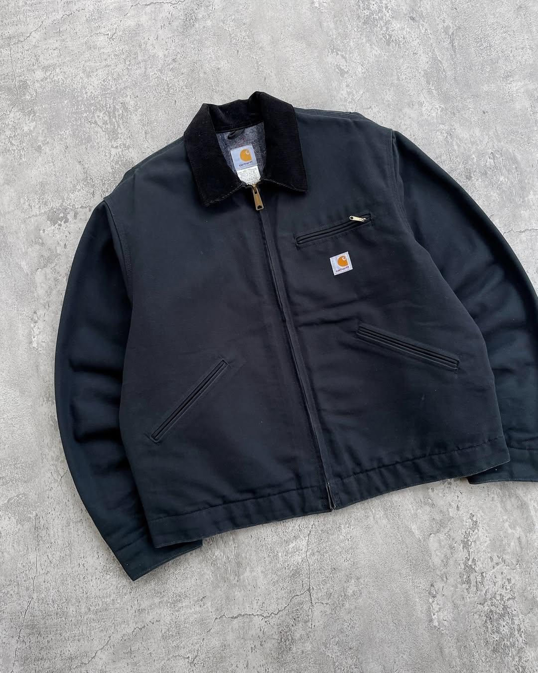 Super Black Carhartt Detroit Jacket J01 Blk