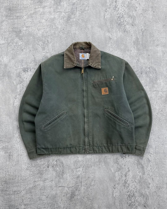 96 Faded Dark Olive Vintage Carhartt Detroit Jacket Jb0866