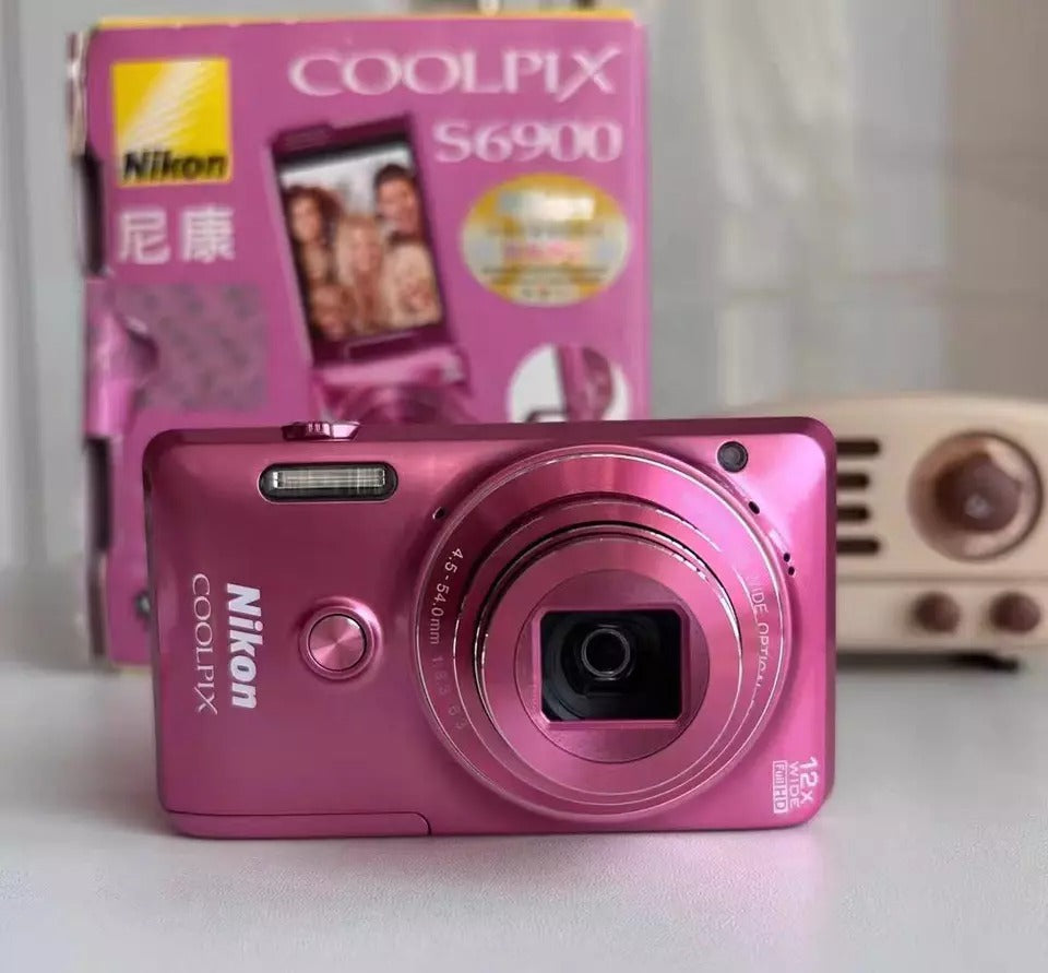 Nikon Coolpix S6900 Compact Digital Camera Built-In Wi-Fi PINK