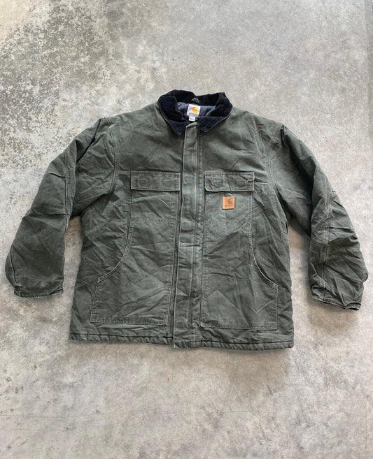 Vintage Carhartt Green Work Jacket Size XL