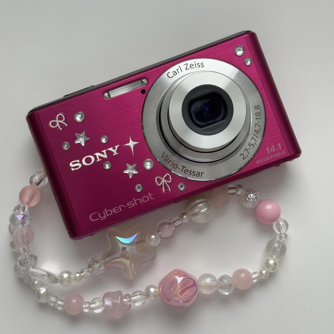 Sony CyberShot W530 🎀 ⊹˚💕 Hot Pink Digital Camera...