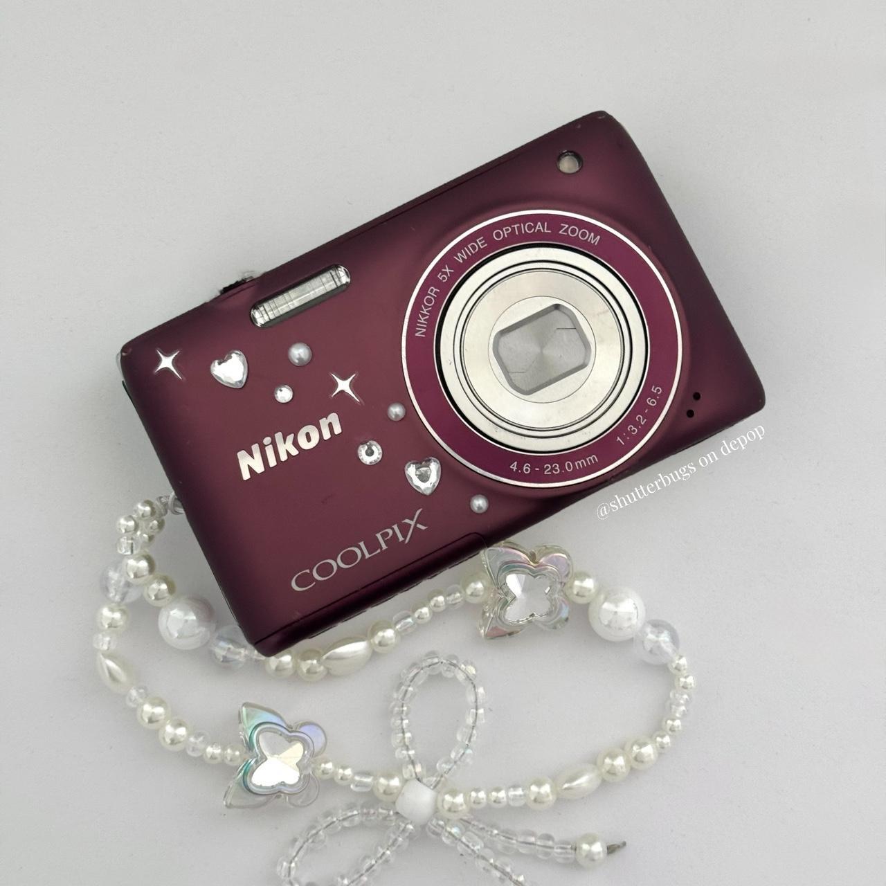 Nikon Coolpix S4100 Digital Camera 💿 ₊˚ 🍇 Plum...