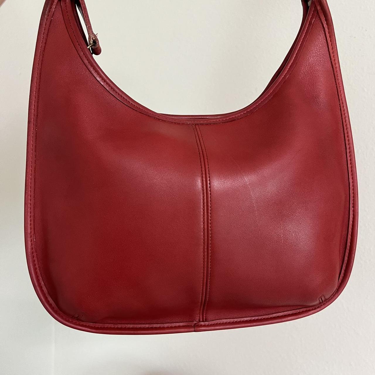 Vintage Coach Ergo Zip Hobo 9025 redYear made:...