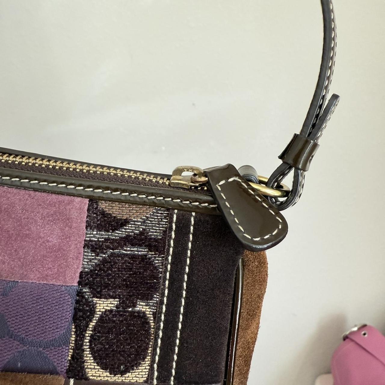 Vintage Coach Patchwork Demi y2k Pouch Year made:...