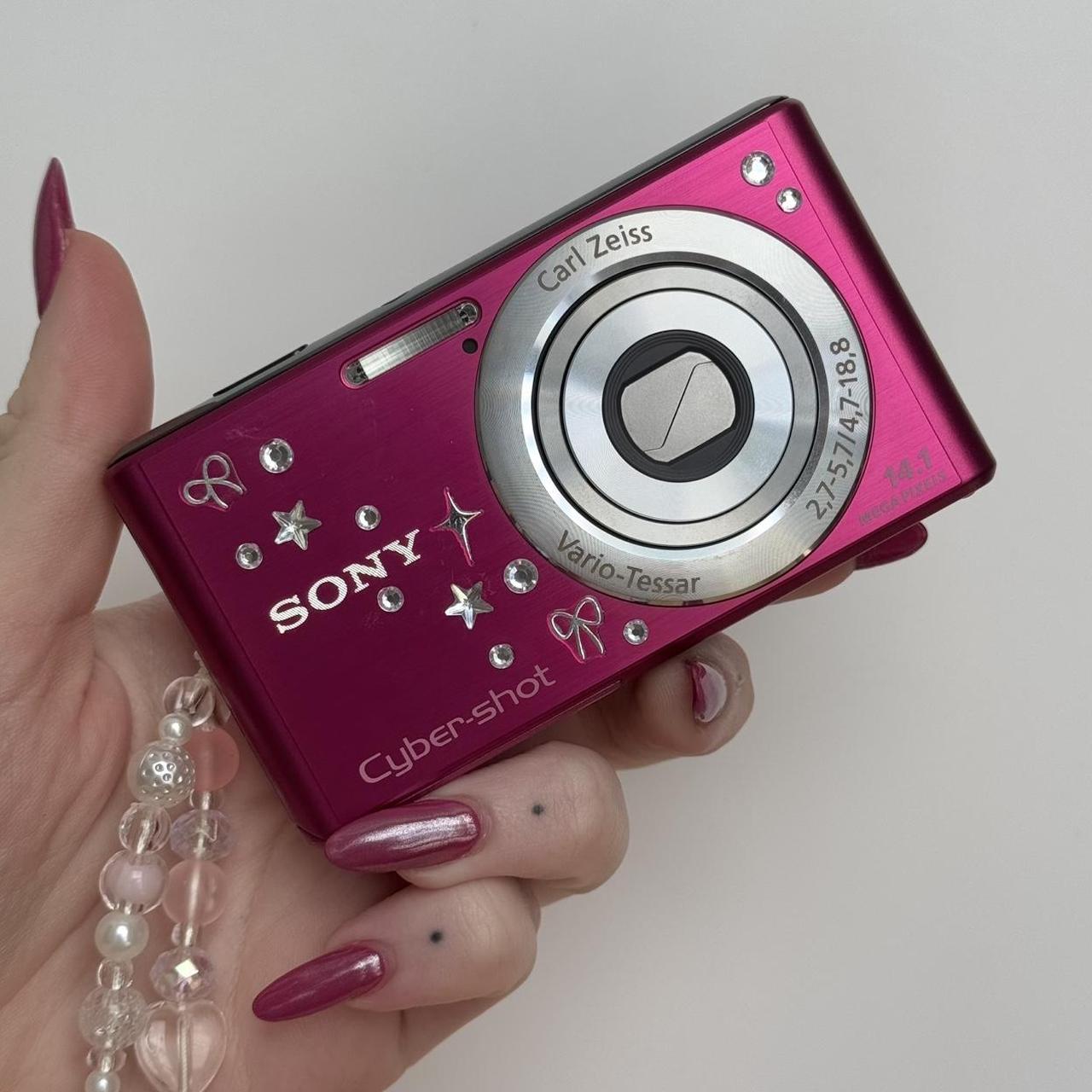 Sony CyberShot W530 🎀 ⊹˚💕 Hot Pink Digital Camera...